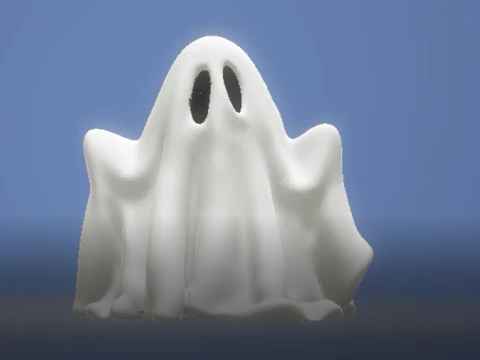 हेलोवीन भूत 3D प्रिंट मॉडल