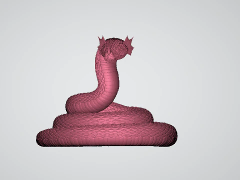 Dragon serpent 3d printabke model 3D Print Model