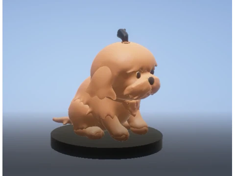 Puppy 3D Print Model