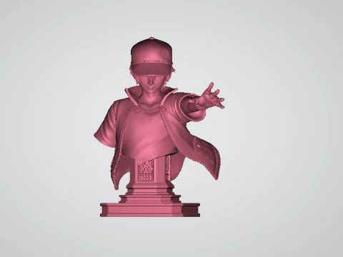 Anime bust 3D Print Model