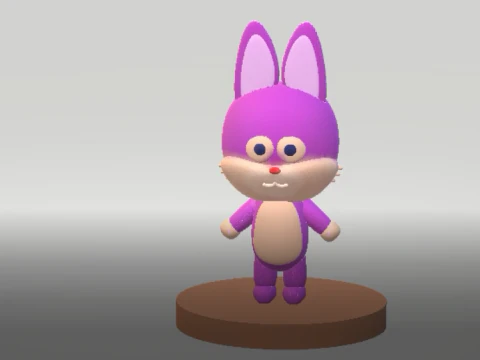 Тривимірний кролик 3D Принт Модель