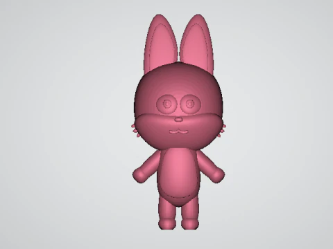 3D bunny character 3D Print Model