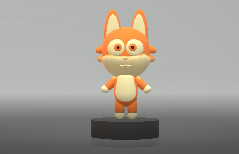 Cat character 3D Print Model .c4d .max .obj .3ds .fbx .stl .blend 