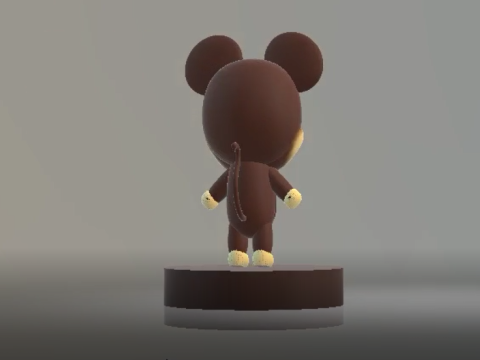 3D mouse character 3D 打印模型