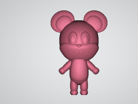 3D mouse character 3D 打印模型