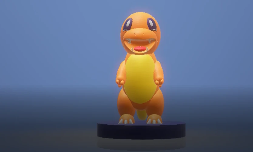 3D dragon character 3D Print Model .c4d .max .obj .3ds .fbx .stl .blend