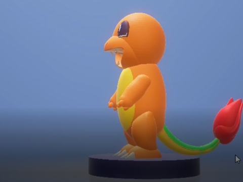 3D dragon character 3D Druckmodell