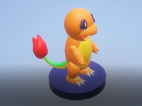 3D dragon character 3D Druckmodell