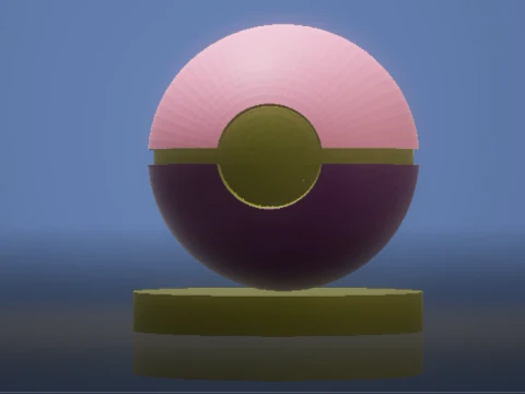 Bola de captura de fantasia Modelo de Impressão 3D
