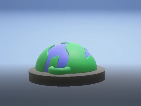Cartoon world model 3D 프린트 모델
