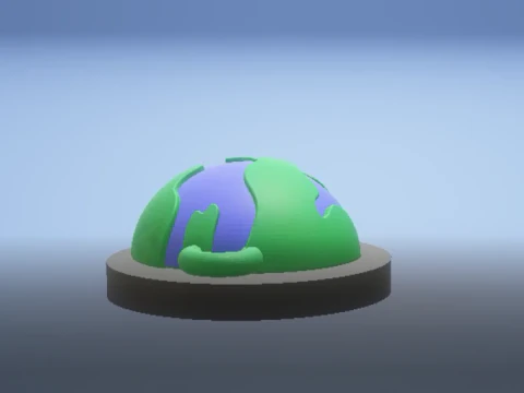 Cartoon world model 3D Print Model