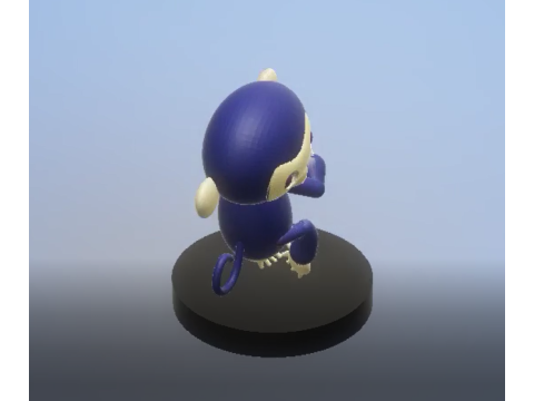 3D monkey character 3D 打印模型