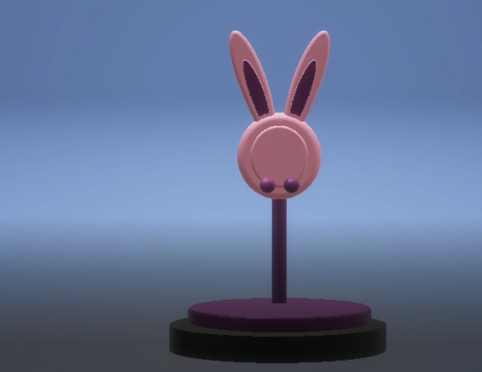 Cartoon bunny toy 3D Принт Модель .c4d .max .obj .3ds .fbx .stl .blend
