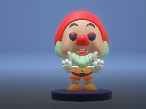 3D gnome character 3D Print Model
