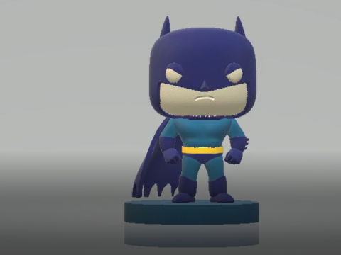3D superhero model 3D printmodel