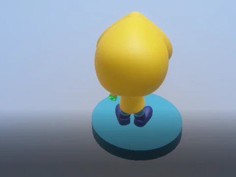 3D raincoat character 3D Print Model