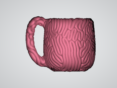 Brain Mug toy 3d printable model 3D Принт Модель