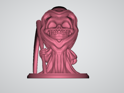 Grim Reaper Holding Scythe 3d printable model Model do druku 3D
