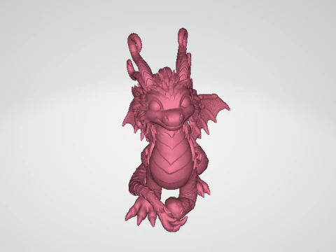 Cute Dragon toy 3d printable model 3D Print Model