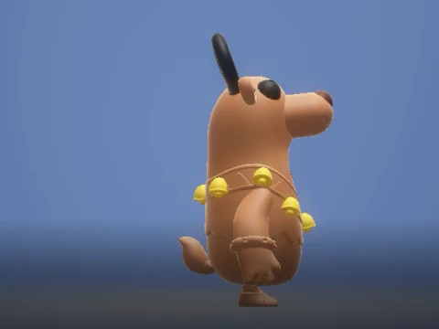 Porcelain Deer Clipart 3d printable model 3D Print Model