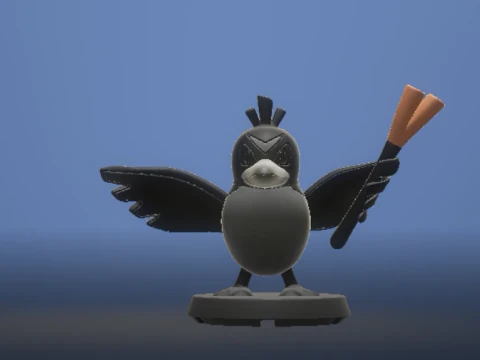 Farfetchds pull back car toy 3d printable model 3D Print Model