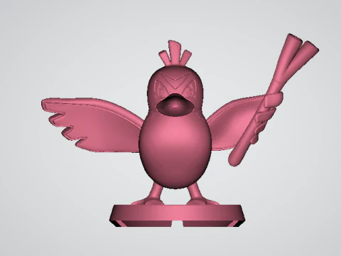 Farfetchds pull back car toy 3d printable model 3D Print Model
