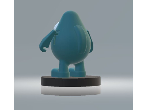 Happy Cartoon Character 3d printable model 3D 프린트 모델