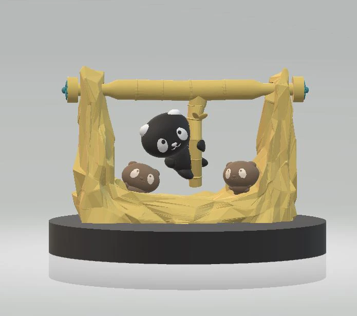 Playful Cartoon Cat 3d printable model 3D Print Model .c4d .max .obj .3ds .fbx .stl .blend