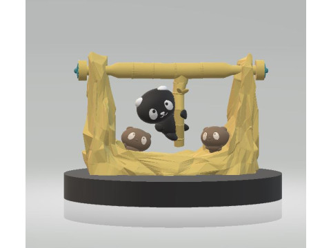 Playful Cartoon Cat 3d printable model 3Dプリントモデル