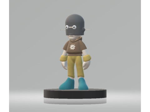 Grimy Bathroom toy 3d printable model Modelo de impresión 3D
