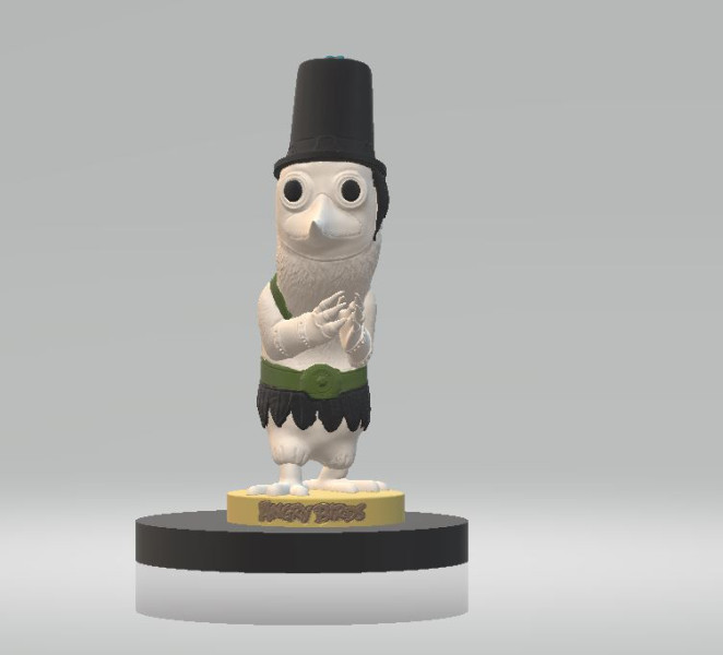 Angry Birds Evolution 3d printable model Modelo de impresión 3D .c4d .max .obj .3ds .fbx .stl .blend