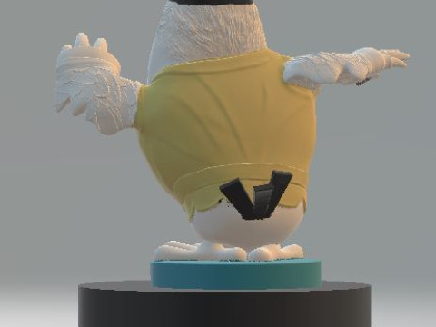 Patin Patan 思考蛋 3D 可打印模型 3D 打印模型