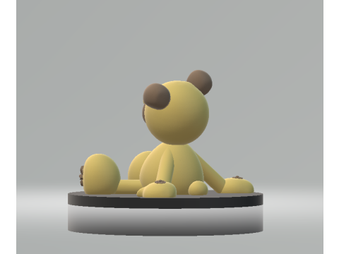 泰迪熊 3D 可打印模型 3D 打印模型