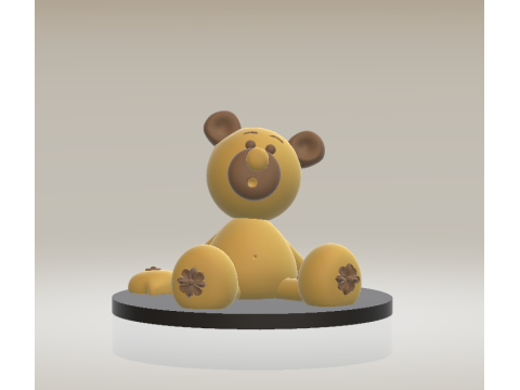 泰迪熊 3D 可打印模型 3D 打印模型