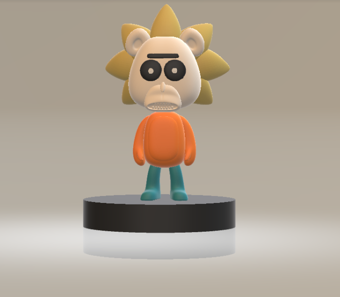 Teddy Rick 3d printable model 3D Baskı Modeli .c4d .max .obj .3ds .fbx .stl .blend 