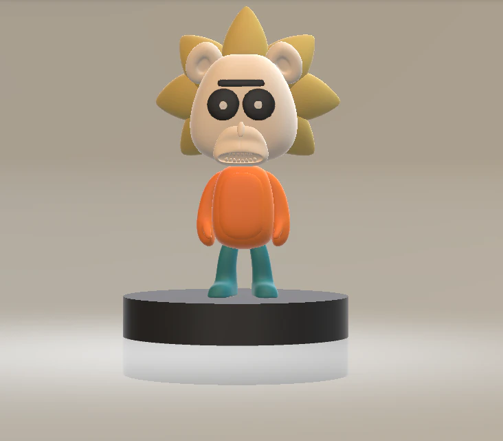 Teddy Rick 3d printable model 3D Print Model .c4d .max .obj .3ds .fbx .stl .blend 