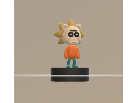 Teddy Rick 3d printable model 3D Print Model