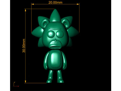 Teddy Rick 3d printable model 3D Print Model