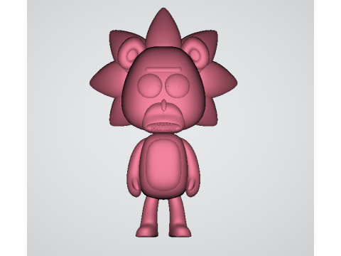 Teddy Rick 3d printable model 3D Baskı Modeli