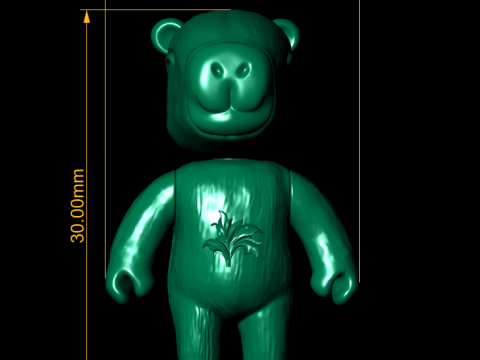 Low Poly Plush Teddy 3d printable model 3D Принт Модель