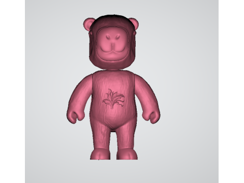 Low Poly Plush Teddy 3d printable model 3D Принт Модель