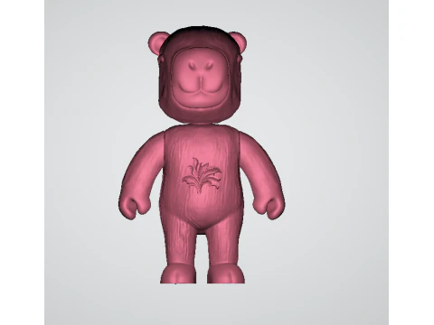 Low Poly Plush Teddy 3d printable model 3D Print Model
