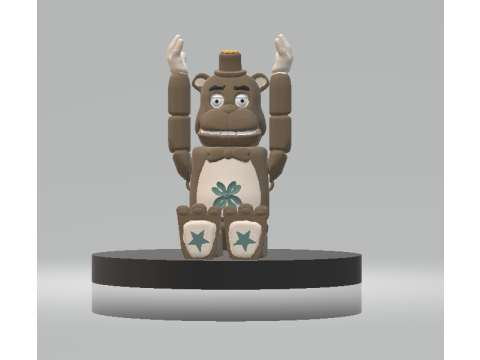 Fazbear Monkey 3d printable model 3D Print Model