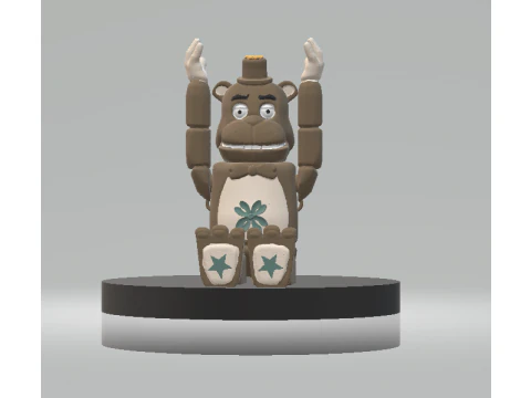 3D модель Мавпи Fazbear для друку 3D Принт Модель