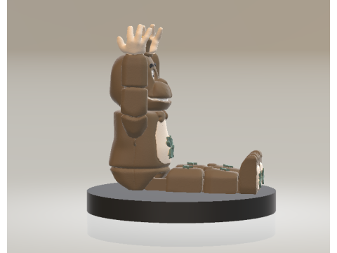 Fazbear Monkey 3d printable model 3D Druckmodell