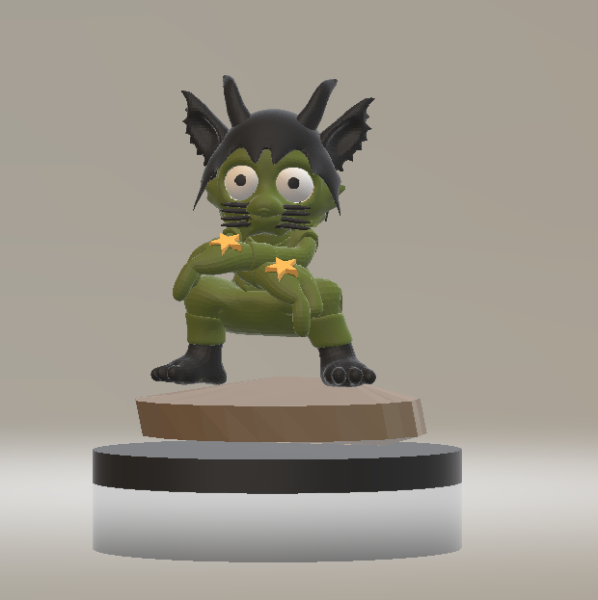 Ghana Monster 3d printable model 3D Print Model .c4d .max .obj .3ds .fbx .stl .blend