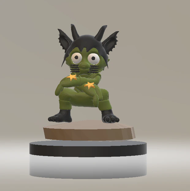 Ghana Monster 3d printable model 3D Print Model .c4d .max .obj .3ds .fbx .stl .blend 