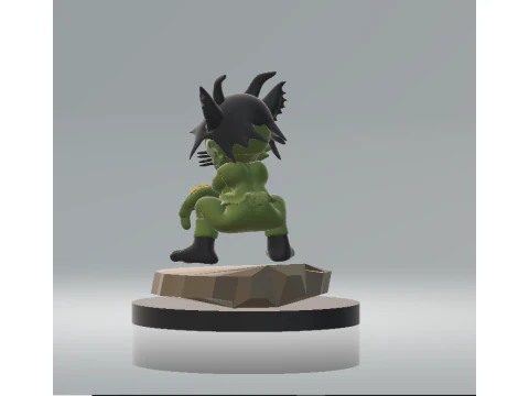 Ghana Monster 3d printable model 3D Print Model