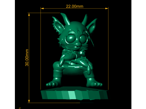 Ghana Monster 3d printable model 3D Print Model