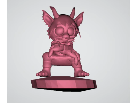 Ghana Monster 3d printable model 3D Print Model